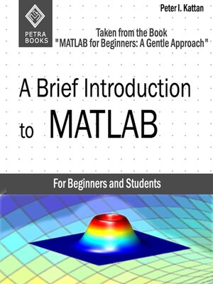 cover image of A Brief Introduction to MATLAB
